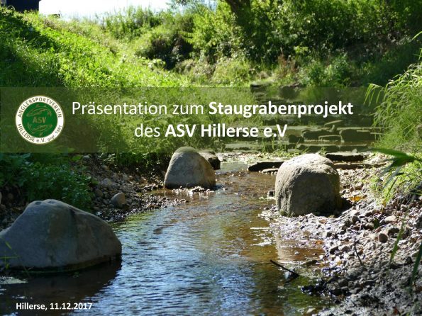 Titelseite Staugrabenprojekt 2017